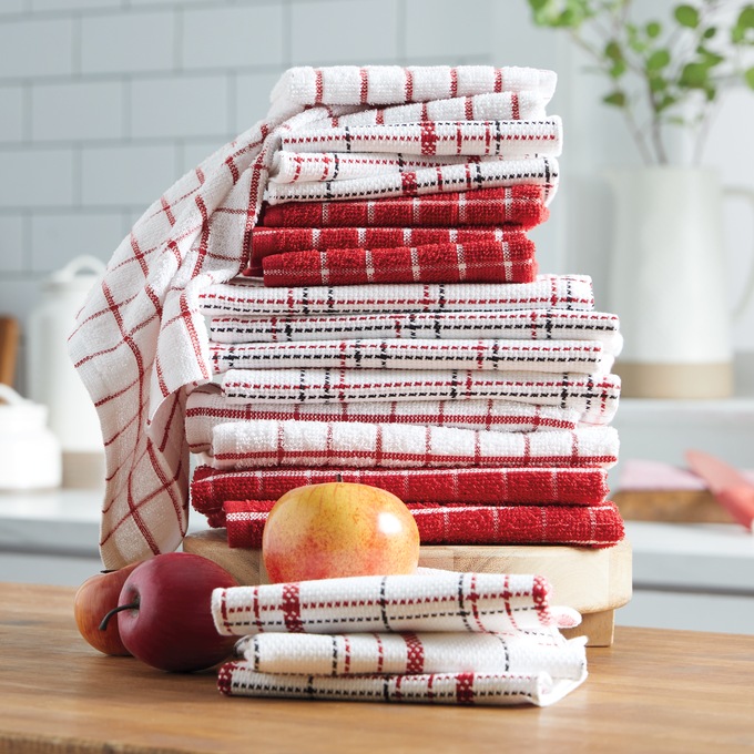 Color Connection 20 Piece Kitchen Towel Set Country Door