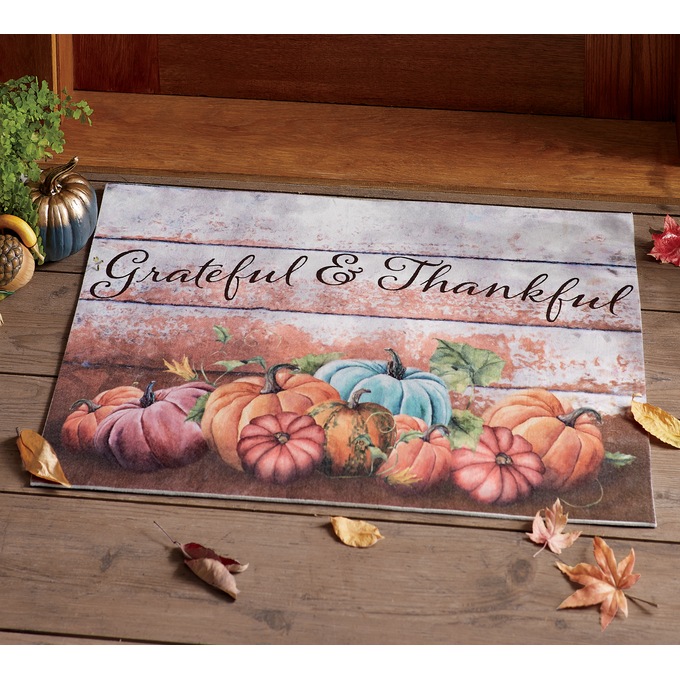 Harvest Sentiments Indoor/Outdoor Mat - 19 1/2