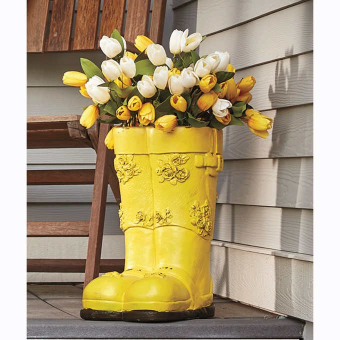 Lit Tulips in Rainboots, , large