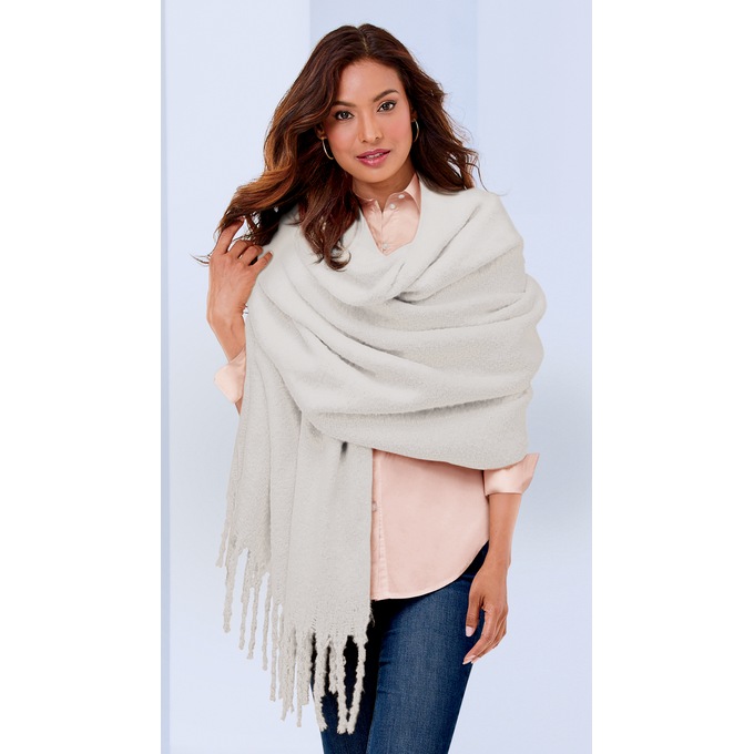 Personalized Solid Oversized Scarf, , large