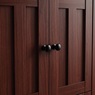 Katie Tall Cabinet with 8 Doors, Black Cherry, large