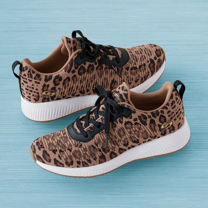 Skechers Sport Squad Women s Mighty Cat Lace Up by BOBS