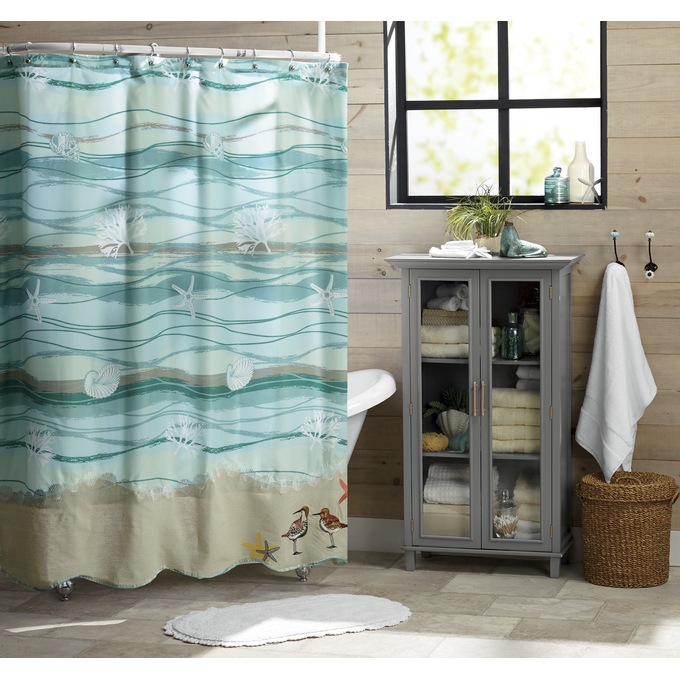 Melbourne Shower Curtain, , large