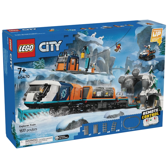 LEGO City Explorers' Arctic Polar Express Train, , large