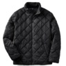 Men's Light Puffer Jacket, Black, large