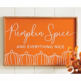 Pumpkin Spice Sign, , large