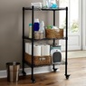 3-Tier Thin Mobile Tower Shelves, , large