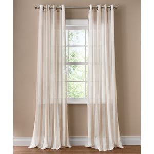 Natural Dobby Stripe Panel, , large