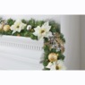 6-ft. Lit Poinsettia Garland, , large
