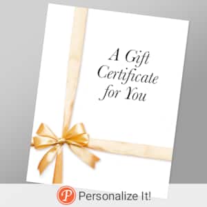 Gift Certificates, , large