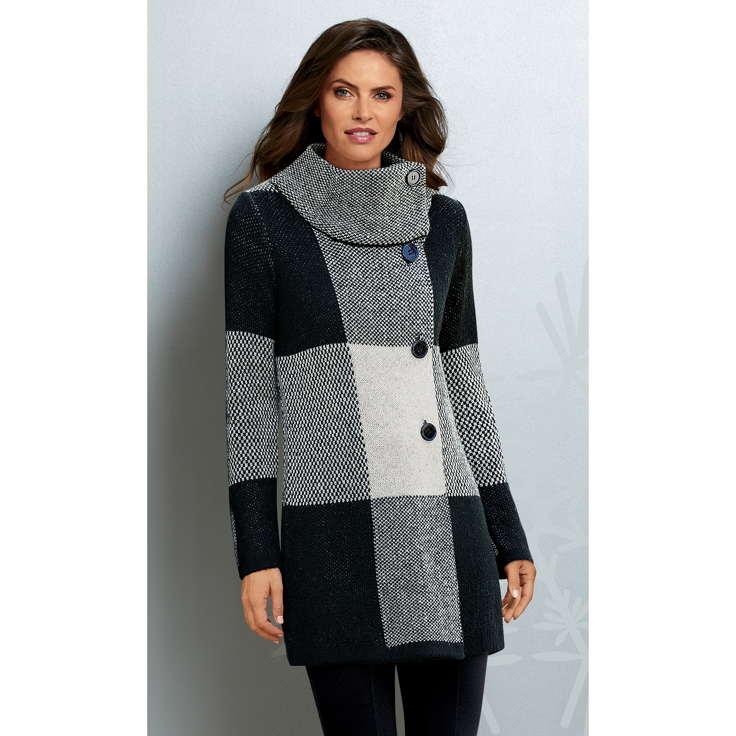 Block Sweater Coat Country Door