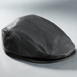 Leather Driving Cap, , large