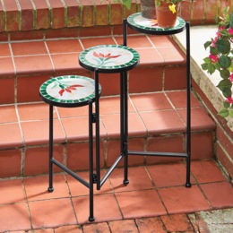 Mosaic Plant Stand, , large