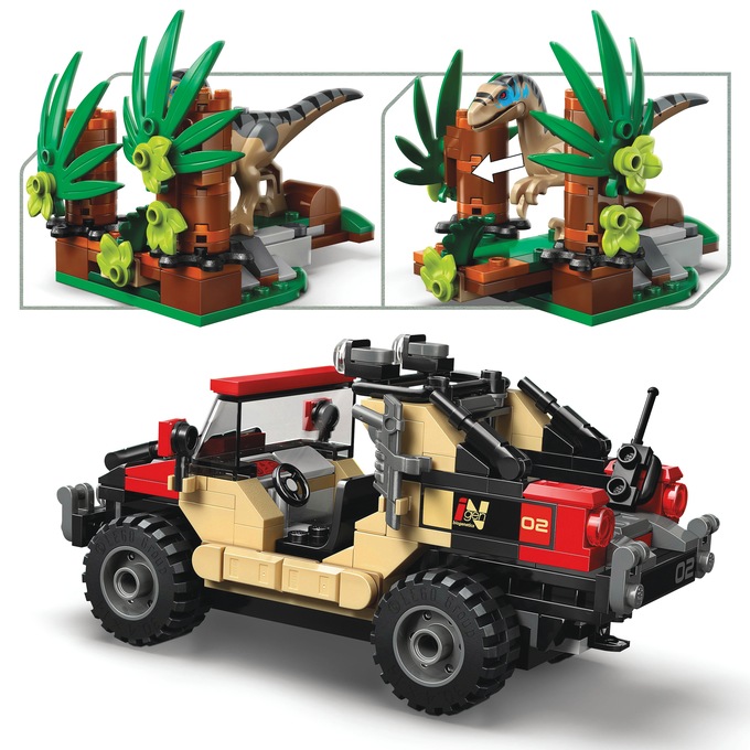 LEGO Jurassic World Raptor Off-Road Escape, , large