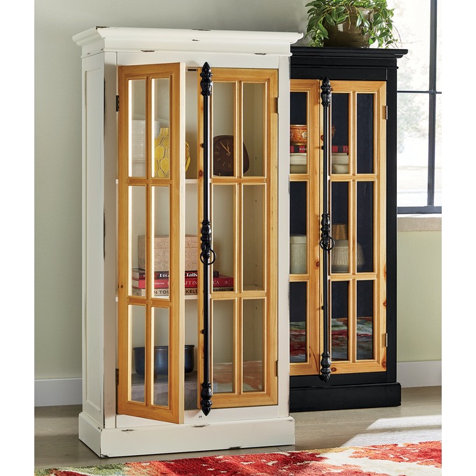 Tall Windowpane Cabinet, , large