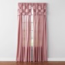 Semi-Sheer Basket-Weave Top Window Panel, , large