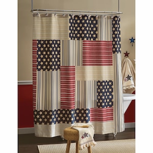 Victory Shower Curtain, , large