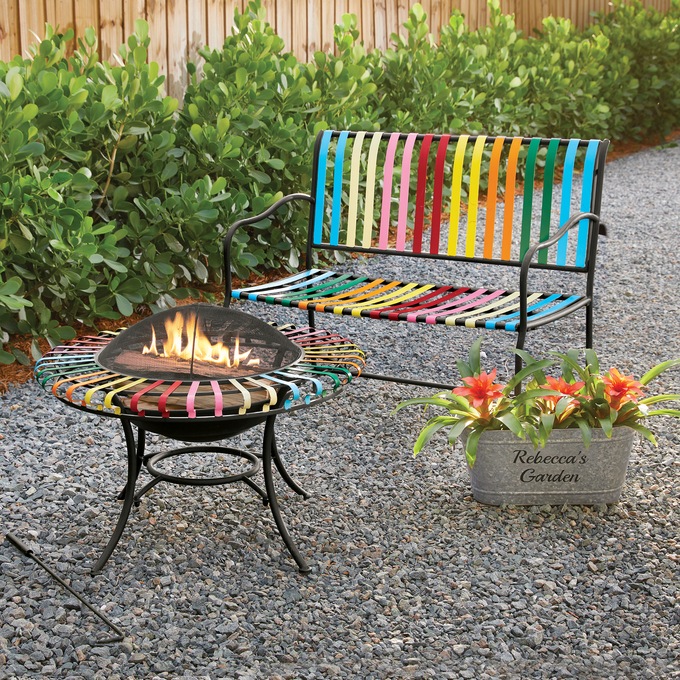 Outdoor patio bench outlet