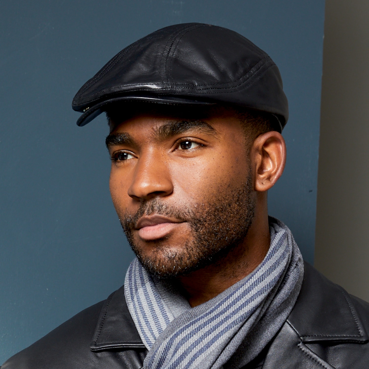 Leather driving cap 2025