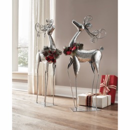 Set of 2 Reindeer D&eacute;cor, , large