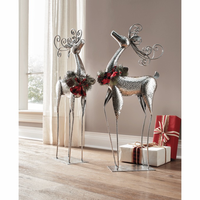 Set of 2 Reindeer Décor, , large