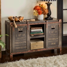 Rustic Media Stand, , large