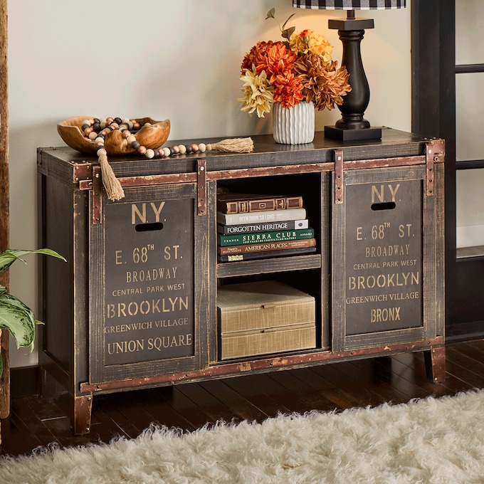 Rustic Media Stand, , large