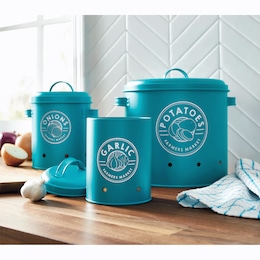 Set of 3 Vented Vegetable Storage Containers, , large