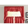 Mayfair Romantic Priscilla Ruffled Semi-Sheer Insert Valance, , large