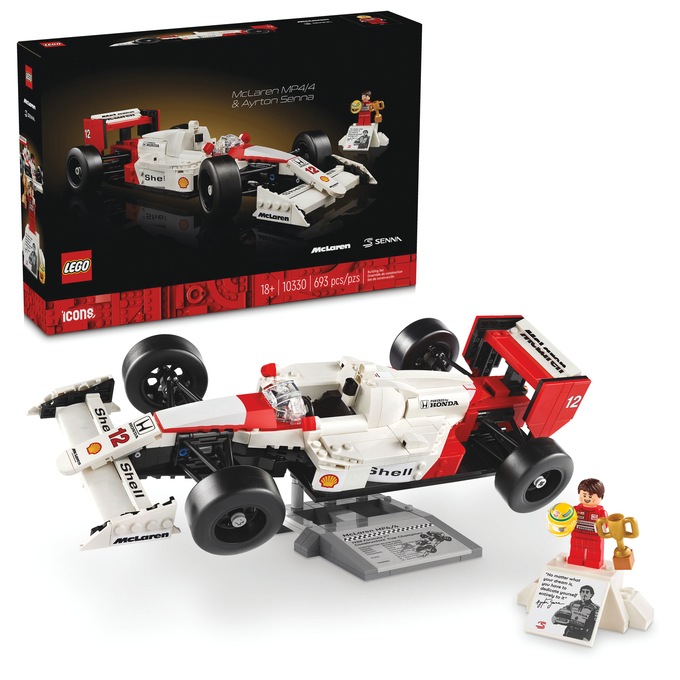 LEGO Icons McLaren MP4/4 & Ayrton Senna, Multi, large