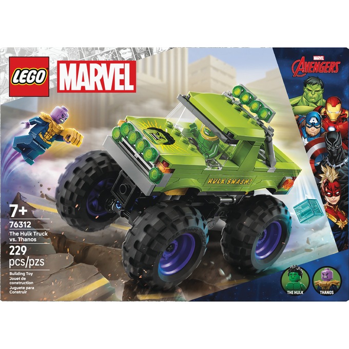 LEGO Marvel The Hulk Truck vs. Thanos, , large