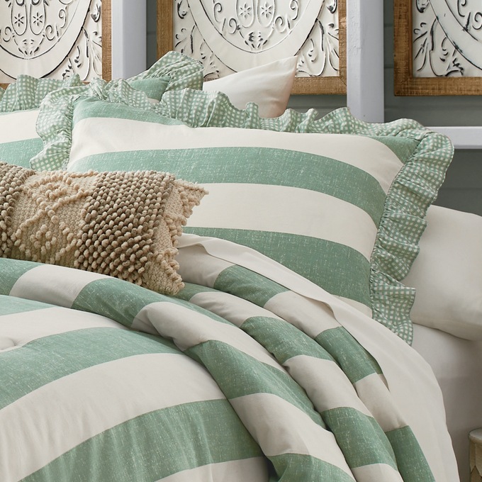 Clearwater Stripe Sham, , large