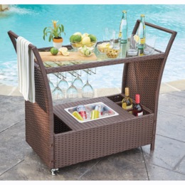 Outdoor Bar Cart, , large
