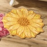 Sculpted Floral Cotton Bath Mat - 24" x 24", , large