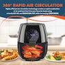 Elite Gourmet 5.3-Quart Air Fryer, , large