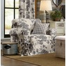 Danbury Slipcovers, Gray Rose Toile, large