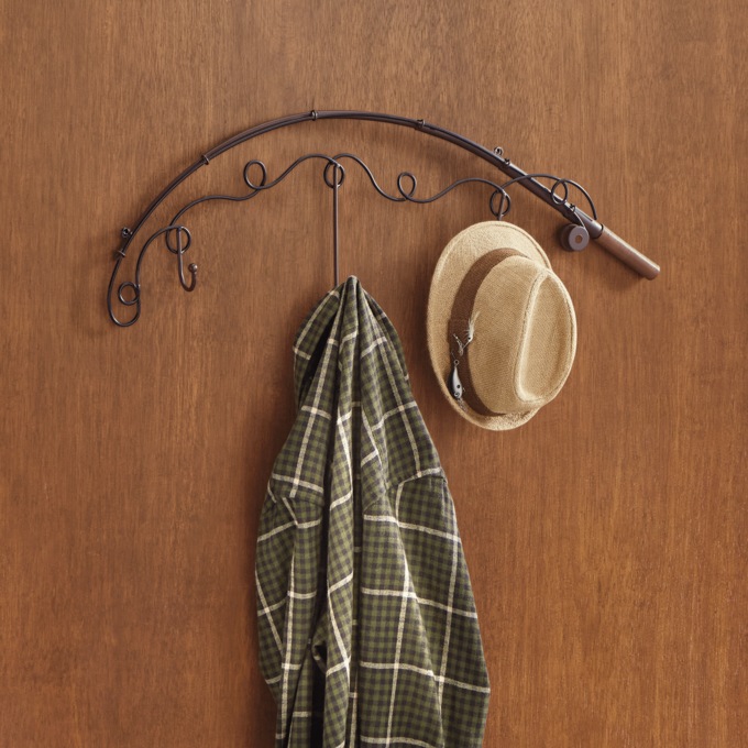 Fishing Rod Wall Hooks, , large