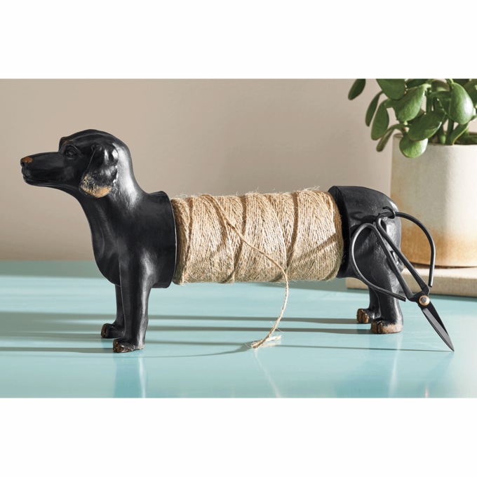 Dachshund Twine Wheel with Scissors, , large