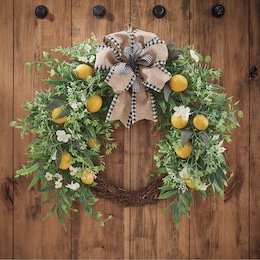 Lemon Wreath, , large