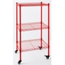 3-Tier Thin Mobile Tower Shelves, , large