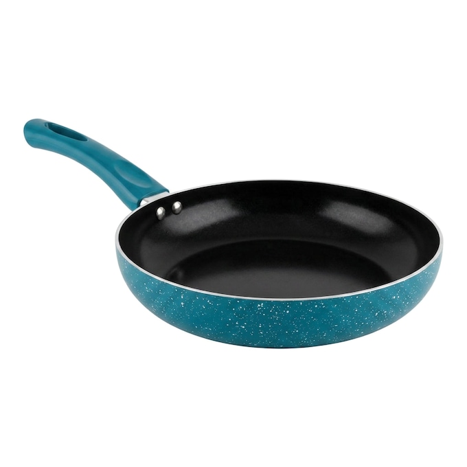 Chef Tested 11-Piece Granite Ceramic Nonstick Cookware Set, Teal, large