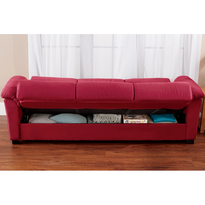 Super Plush Convertible Sofa Bed with Storage, , large