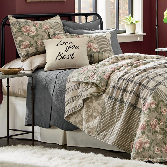Olivia Patch Oversized Quilt And Sham