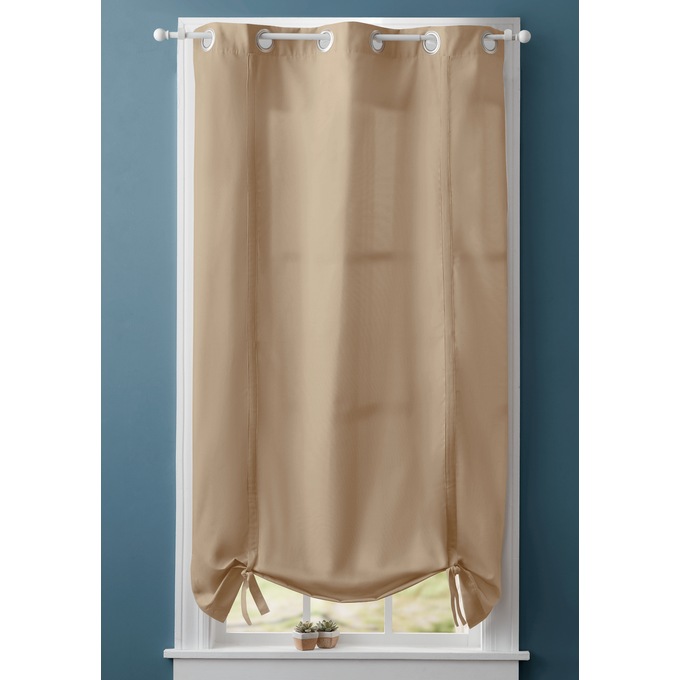 Color Connection Solid Grommet Tie Shade, , large