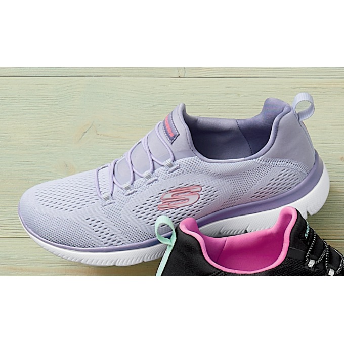 Skechers summit mesh pink online