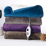 Westinghouse Reversible Fleece to Sherpa Heated Throw, Plush, , large