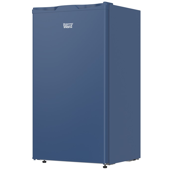 Montgomery Ward 3.2 cu. ft. Contemporary Fridge/Freezer, Gray or Blue, , large