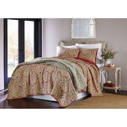 Ruby Oversized Quilt and Sham, , large