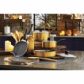 20-Piece Ceramic Metallic Cookware Set, Citrine, large