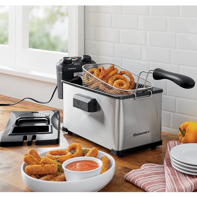Elite Gourmet 3.5-Qt. Deep Fryer, , large